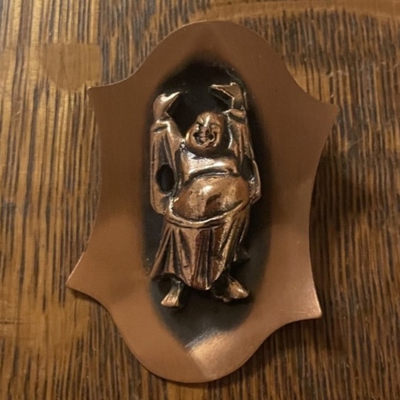 Jewelry - Vintage Copper Buddha Brooch